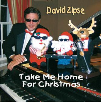 David Zipse "Take Me Home For Christmas" CD, solo jazz piano music